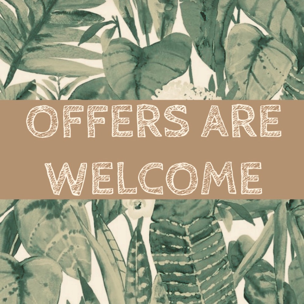 All reasonable offers are accepted!!👍🏼